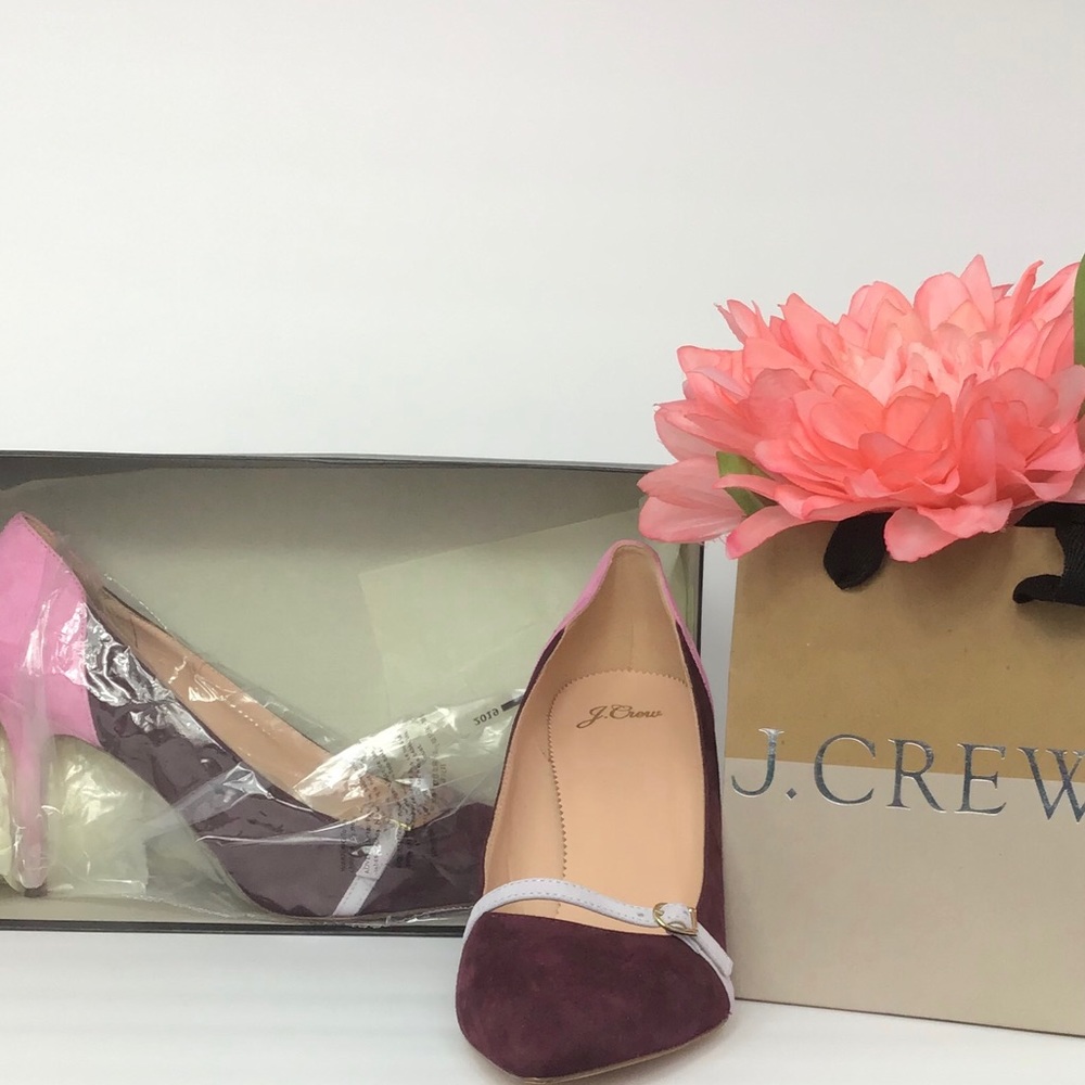 J. Crew Elsie Pumps |Colorblock | Mary Jane Strap